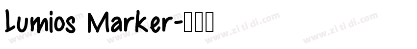 Lumios Marker字体转换
